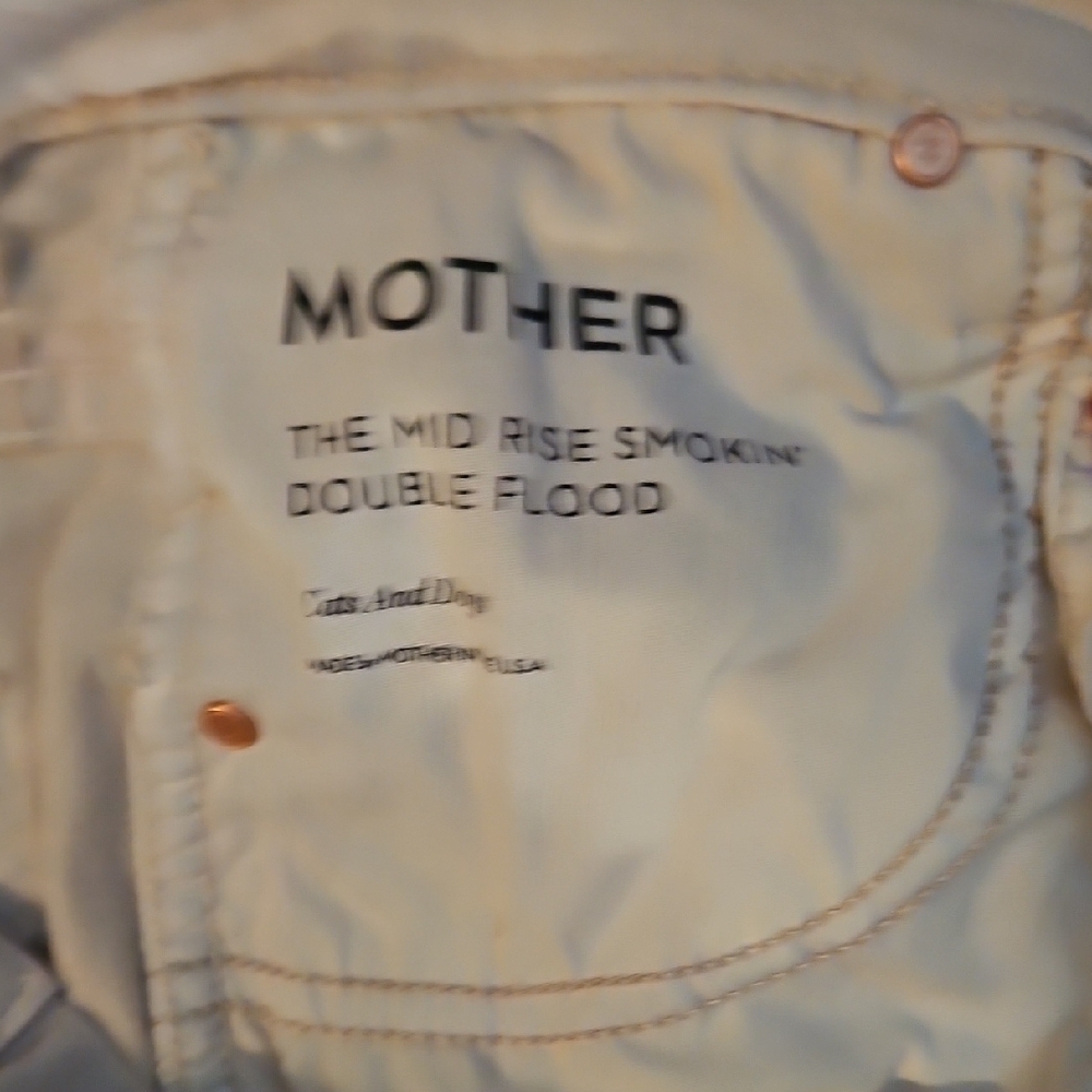 MOTHER The Mid Rise Smokin Double Flood - Picture 7 of 11